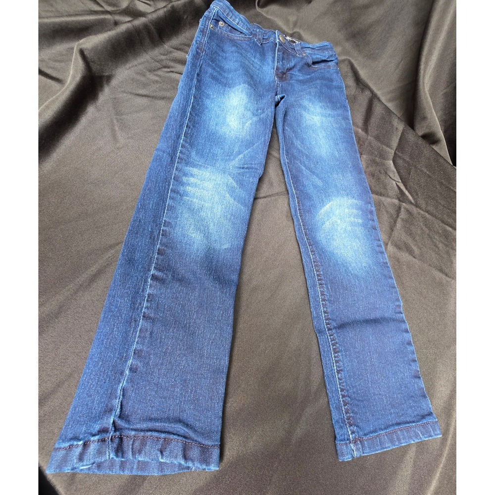 Buffalo David Bitton Evan Boys Slim Straight Fit Jeans Dark Wash Size 6